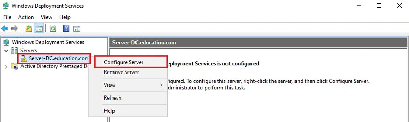 Install And Configure Windows Deployment Services in Server 2019