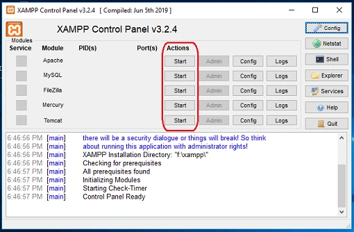 configure