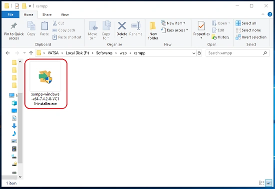 launch the installer