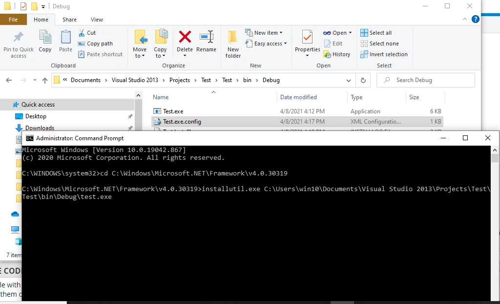 How to install and uninstall .NET Windows Services