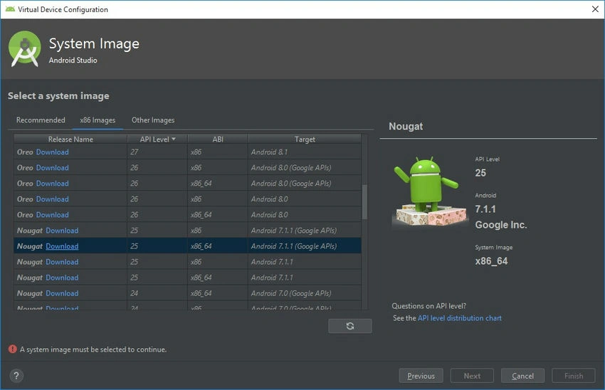 Android versions