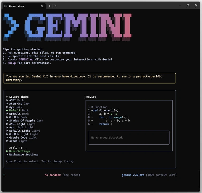 Pick a color theme