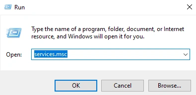Run window