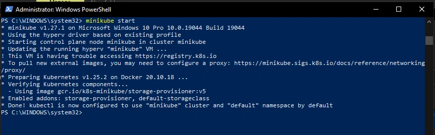 How To Install Kubernetes Via Minikube On Using Windows 10 PowerShell