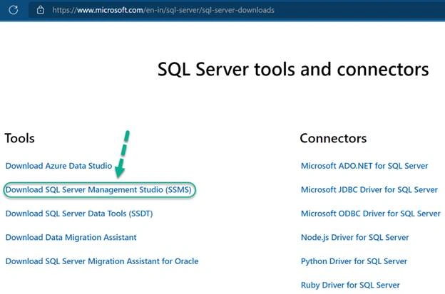 How to install Microsoft SQL Server Management Studio (SSMS)?