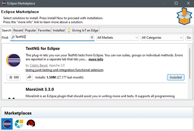 TestNG for Eclipse
