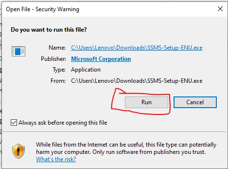 SQL Server installation