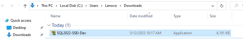 SQL Server installation