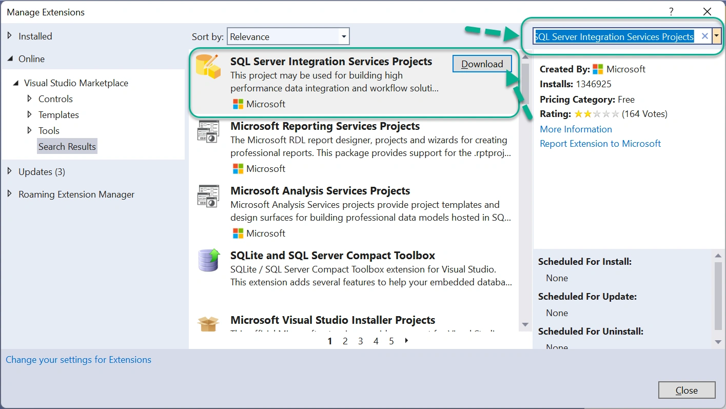 How To Install SQL Server Data Tools In Visual Studio 2019