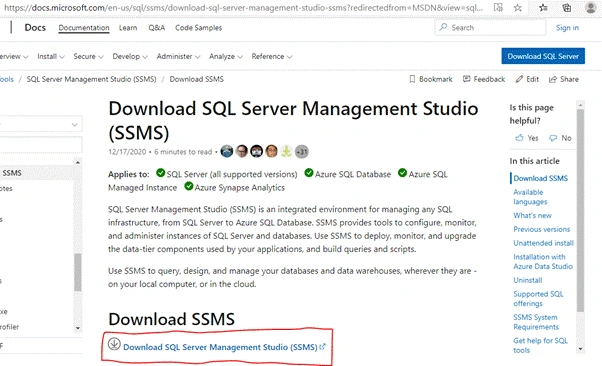 How To Install SQL Server Management Studio 2019
