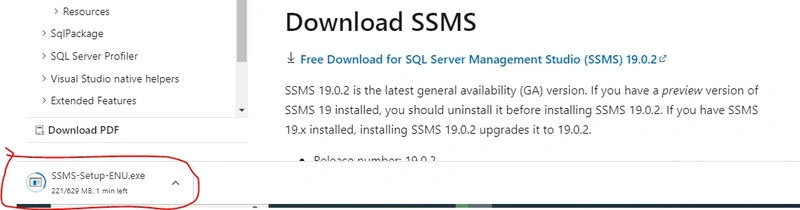 Download SQL Server Management System