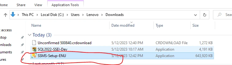 SSMS Setup