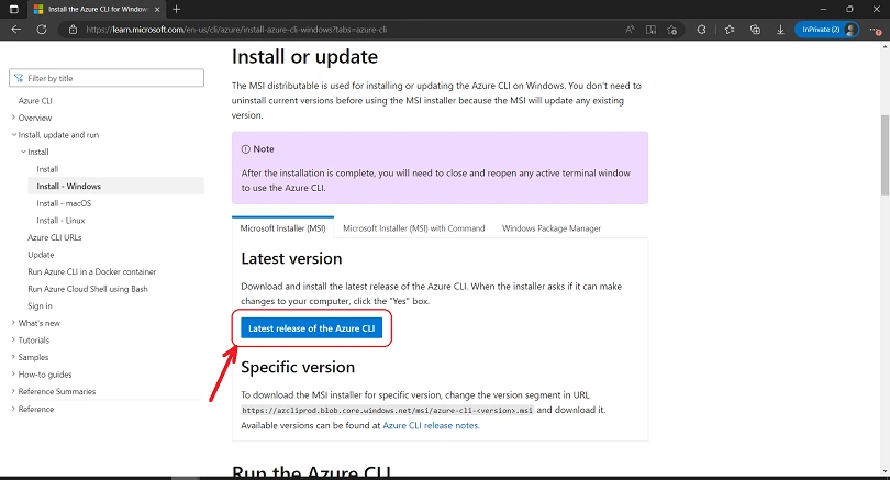 Azure CLI - Onkar Sharma