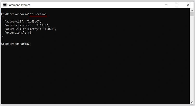 Azure CLI - Onkar Sharma