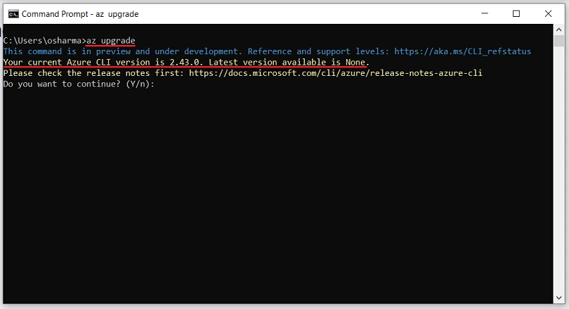 Azure CLI - Onkar Sharma