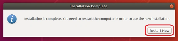 Restart your system