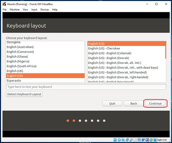 keyboard layout
