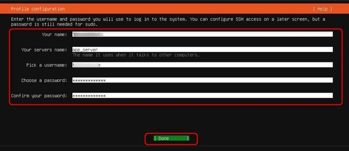 User profile