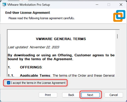 License agreement
