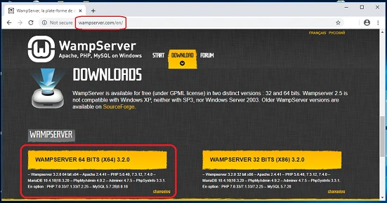 WAMP SERVER