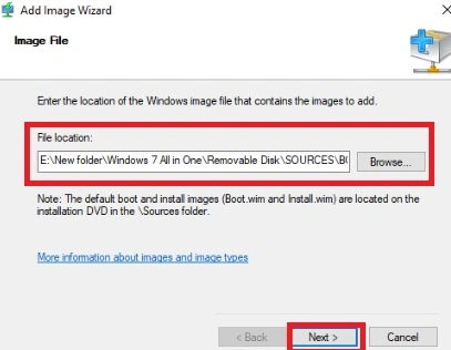 Install part after click