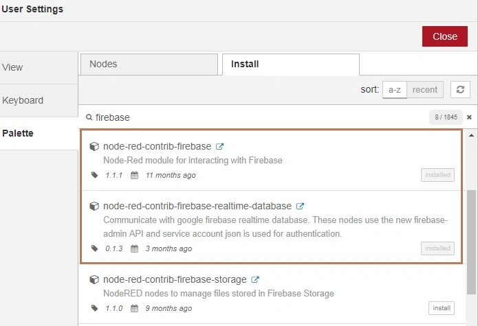 Elegant GUI That Allows You To Interact With Your FireBase Data Using Node-Red And Raspberry PI