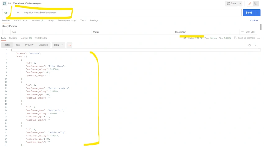 Request endpoint
