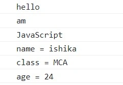 Iterate Over JavaScript Object's 