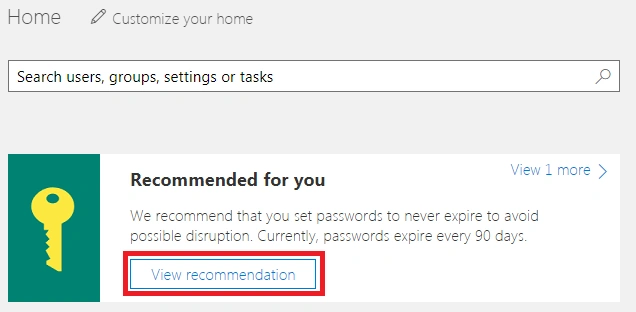 View Recommendation