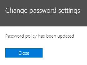 Password Setting