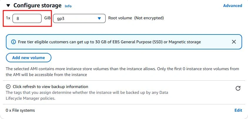 Add Storage