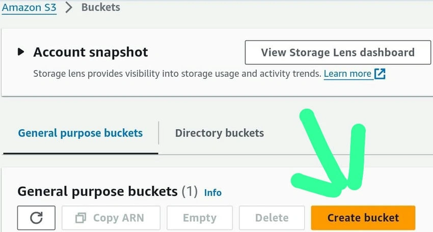 Create bucket
