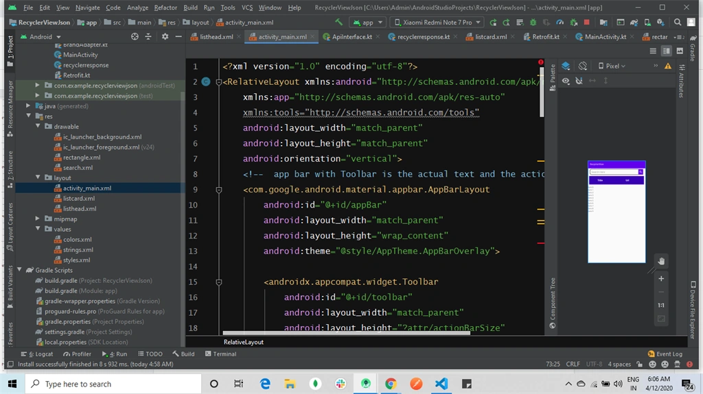 How To Load The Data To Recyclerview And Search The Data In Kotlin Android