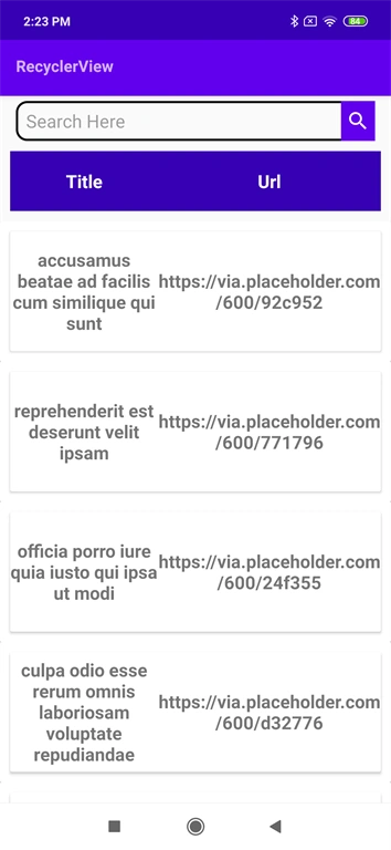 How To Load The Data To Recyclerview And Search The Data In Kotlin Android