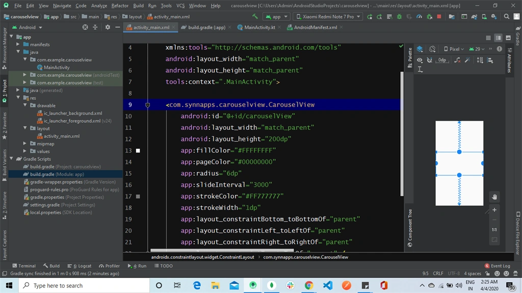 How To Load The ImageURL To carousel View Like E-commerce App Using Picasso In Kotlin