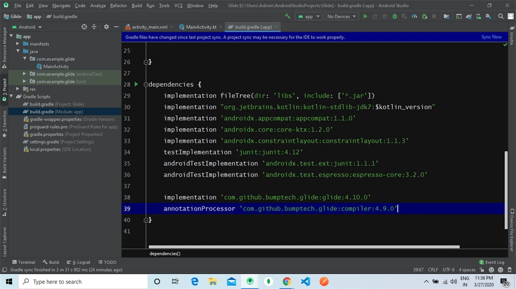 How To Load The ImageURL To Imageview Using Glide In Kotlin