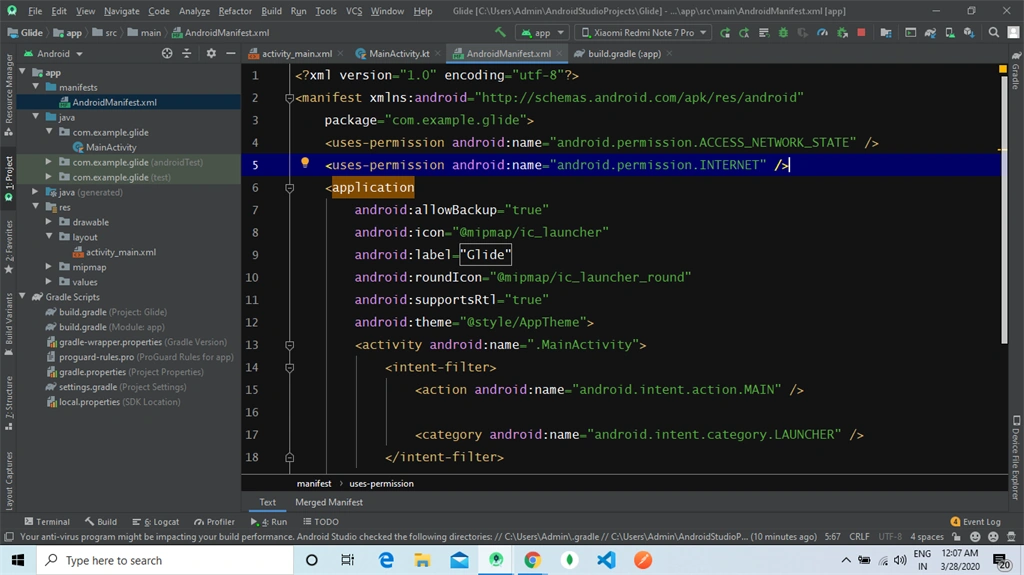 How To Load The ImageURL To Imageview Using Glide In Kotlin