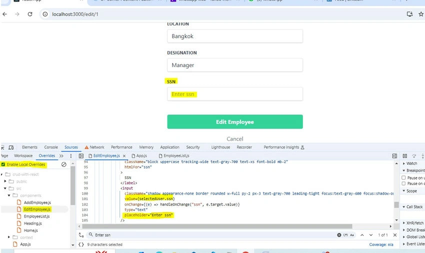 Dev tools