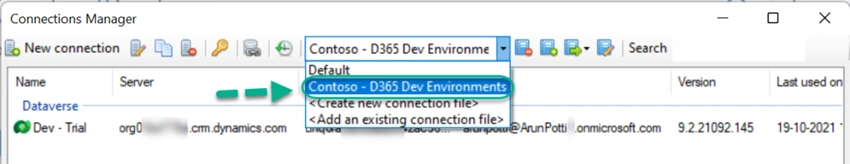 How to Manage Connections in Dynamics 365 CE XrmToolBox