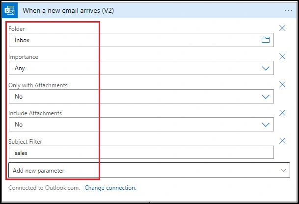 New email arrives
