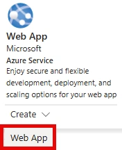 Create web app tile