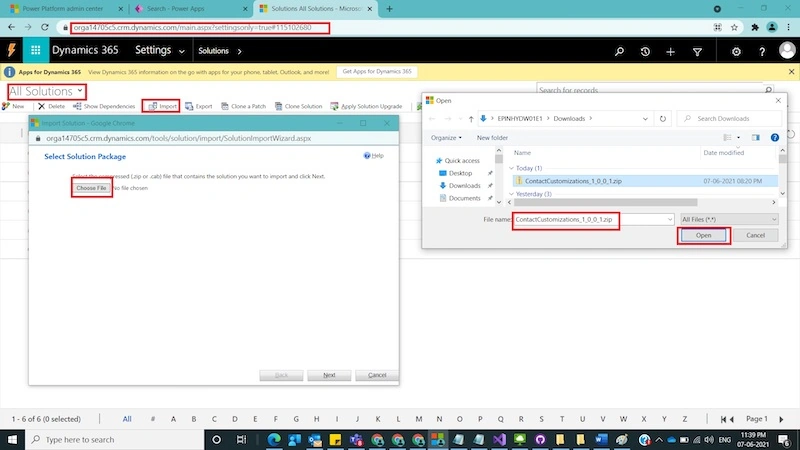 How to Move CRM Customizations between Dynamics 365 CRM Environments using classic mode and Power Apps Maker Portal.