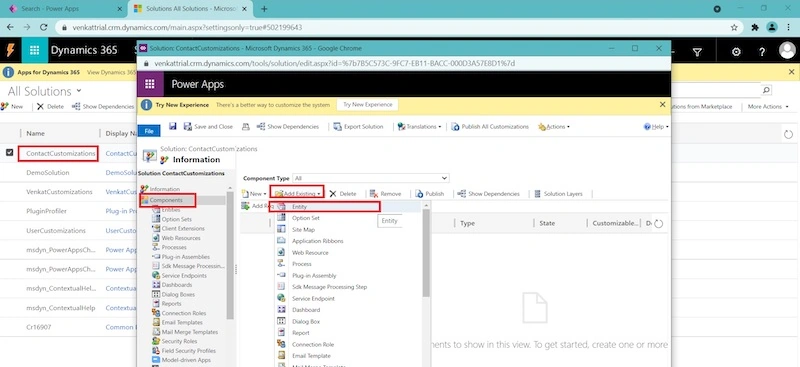 How to Move CRM Customizations between Dynamics 365 CRM Environments using classic mode and Power Apps Maker Portal.