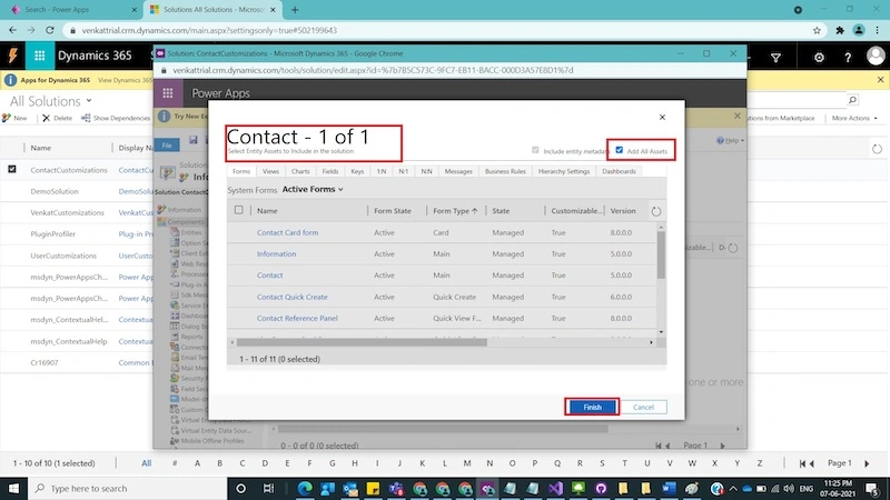 How to Move CRM Customizations between Dynamics 365 CRM Environments using classic mode and Power Apps Maker Portal.