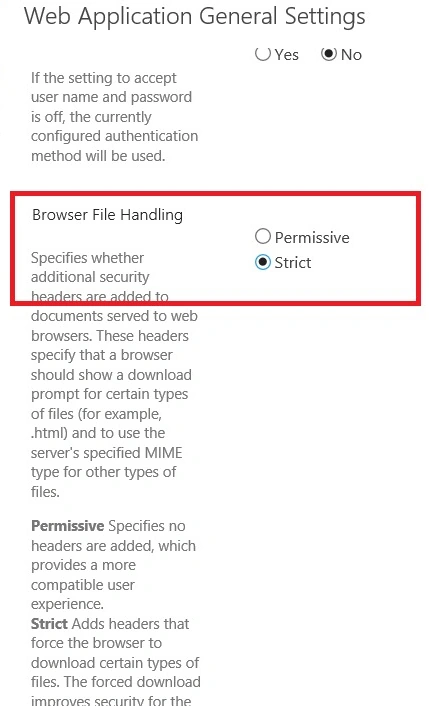 Browser file handling