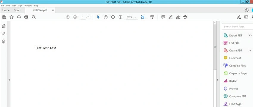 PDF file
