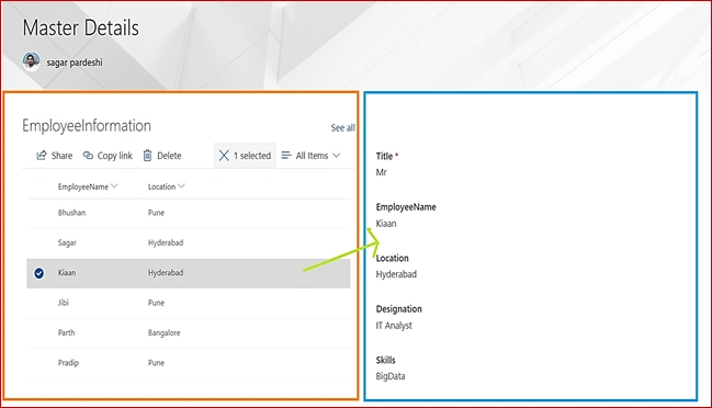 How To Open Selected List Item Details In List Properties Viewer