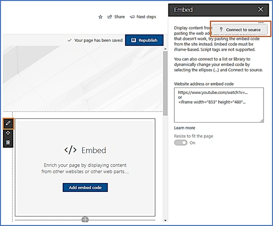 How To Open Selected List Item Image, Video Or Location Connect An Embed Web Part To A List Web Part.