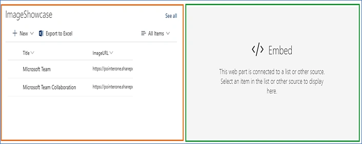 How To Open Selected List Item Image, Video Or Location Connect An Embed Web Part To A List Web Part.