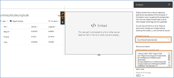 How To Open Selected List Item Image, Video Or Location Connect An Embed Web Part To A List Web Part.